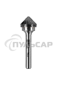 Борфреза по металлу твердосплавная, зенкер 90 град., тип-K, 16 мм Denzel