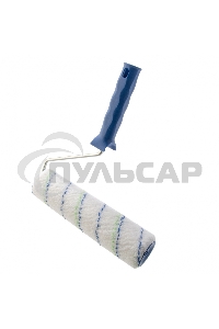 Валик Водные краски, 250 мм, ворс 12мм, D - 48 мм, D ручки - 6 мм, полиэстер Сибртех