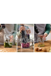 Блендер погружной Bosch MSM4B621, 1000Вт, черный