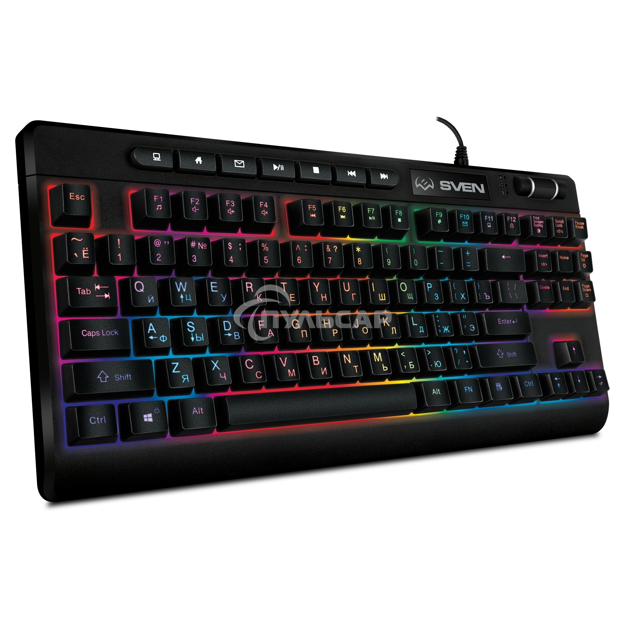 Клавиатура проводная Sven KB-G8200 игровая (95кл, ПО, RGb-подсветка)