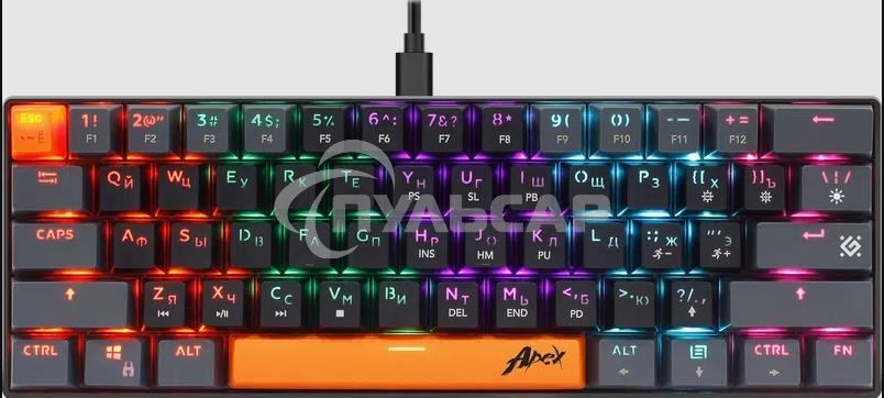 Клавиатура проводная Defender USB APEX GK-002 RU