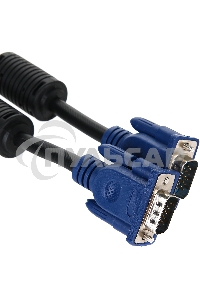 Кабель VGA 3м AOpen 2 фильтра, монитор-SVGA card 15M-15M, ACG341AD-3M