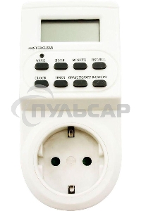 Розетка с таймером FERON (недельная) 3500W/16A 230V, 61925(TM22)