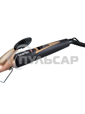 Щипцы для завивки Centek CT-2088 35Вт, 25 мм диаметр, БРОНЗОВОЕ КЕРАМИЧЕСКОЕ ПОКРЫТИЕ, насадка щетка