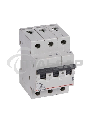 Выключатель автоматический модульный 3п C 25А 4.5кА RX3 Leg 419710