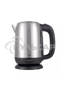 Чайник электрический BQ KT1821S черный/стальной, мощность 2200Вт, Максимальный объем 1.7л