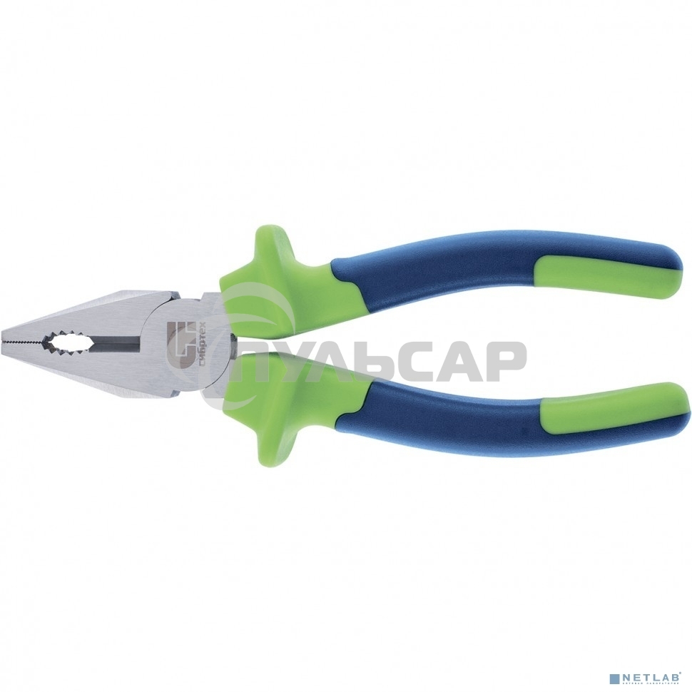 Плоскогубцы СИБРТЕХ комбинированные, 160 мм, двухкомпонентные рукоятки СИБРТЕХ 17050