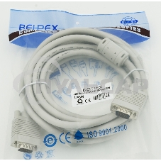 Кабель монитор - SVGA card (15M-15M) 2 filters 5m