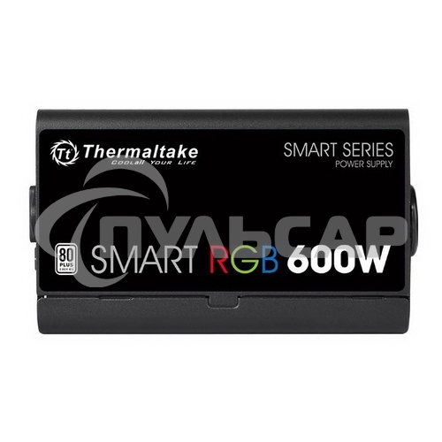 Блок питания Thermaltake Smart RGb (PS-SPR-0600NHSAWE-1), 600Вт, 80 PLUS, 120мм, черный