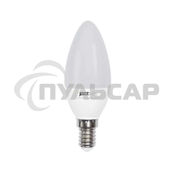 Лампа светодиодная PLED-SP C37 9Вт свеча 3000К тепл. белый E14 820лм 230В JazzWay 2859457A