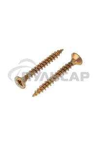 Саморез универсальный 3,5х30, желтый цинк, пакет (1000 шт/уп) KRANZ