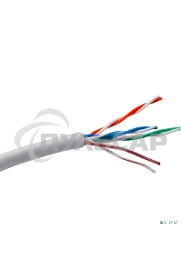 Кабель Exegate UTP 4 EX261518RUS пары кат.5e Exegate Special CCA, бухта 305м, серый, PVC