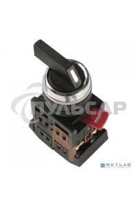 Переключатель ALC-22 на 2 полож. черный 1з+1р ИЭК BSW10-ALC-2-K02