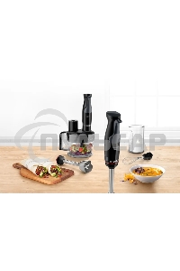 Блендер погружной Bosch MSM4B621, 1000Вт, черный