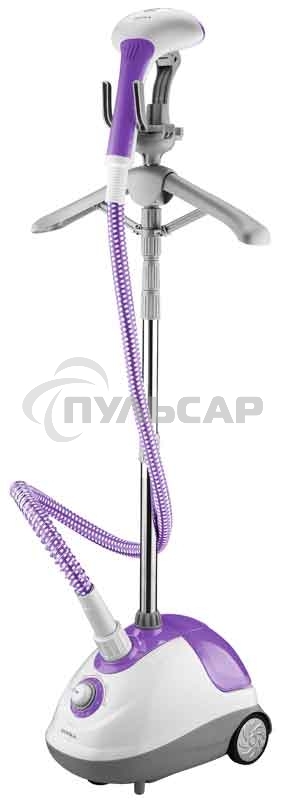 Отпариватель напольный Supra SBS-161 1650Вт белый/фиолетовый