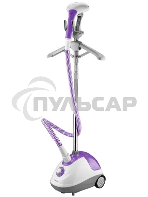 Отпариватель напольный Supra SBS-161 1650Вт белый/фиолетовый