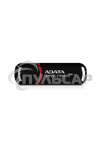 Флешка USB ADATA UV150 (AUV150-64G-RBK), 64 Gb, USB 3.0, R/W 100/40, черный