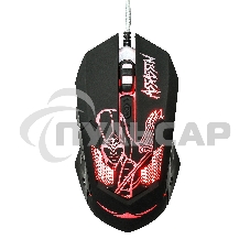 Мышь проводная Qumo Dragon War Assassin M33 черный, 3200 dpi, USB, кнопки - 6