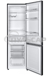 Холодильник Maunfeld MFF176SFSB черный двухкамерный 188/75л морозилка снизу, ручная разморозка