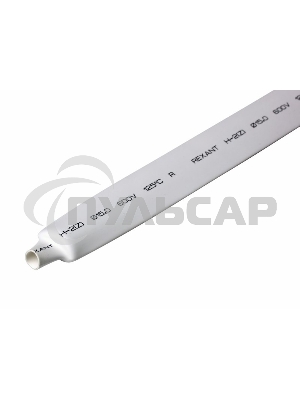 Трубка термоусаживаемая ТУТ 15,0/7,5мм, белая, упаковка 50 шт. по 1м, PROconnect