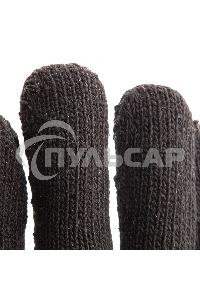 Перчатки трикотажные хлопкоэфирные плюшевые, ПВХ 