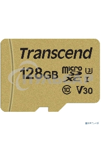 Флеш карта microSD 128Gb Transcend microSDXC Ultimate UHS-I U3, V30, (SD адаптер), MLC
