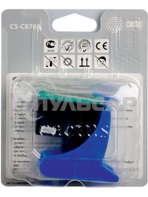 Картридж струйный Cactus CS-C8766 №135 многоцветный (18 мл) для HP DJ 5743/6543/6843/DJ 6213/7313/7413/6313/7213/7313/7413/K7103/PS 2573/2613/2713/8053/8153/8453/8753/D5063/Pro B8353