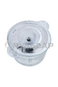 Измельчитель электрический Galaxy Line GL 2355, серебристый с черным, стеклянная чаша 1,5 л, 400 Вт, импульсный режим