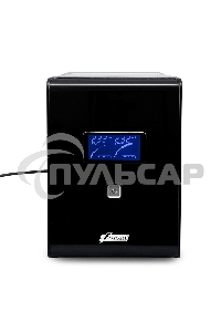 Источник бесперебойного питания Powerman Smart Sine 1500VA/1050W, 220V, Line-Interactive, LCD, Tower, Out: 4xShuko, черный*SmartSine1500