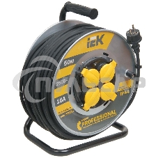 Катушка Iek WKP16-16-04-50-44 УК50 на мет с т/з 4 места 2 Р + P Е /50м КГ 3х1,5мм2 IP44 Катушка Iek WKP16-16-04-50-44 УК50 на мет с т/з 4 места 2 Р + P Е /50м КГ 3х1,5мм2 IP44