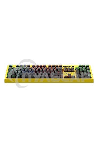 Клавиатура проводная A4Tech Bloody B810RC Punk USB желтый/черный