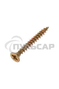 Саморез универсальный 3,5х30, желтый цинк, пакет (1000 шт/уп) KRANZ