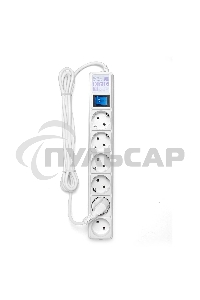 Фильтр-удлинитель PowerCube (SPG(5+1)-16B-3M) 6 розеток, 3м,16А/3,5кВт, белый