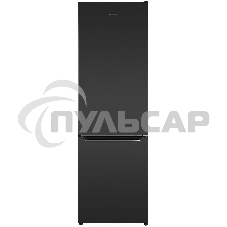 Холодильник Maunfeld MFF176SFSB черный двухкамерный 188/75л морозилка снизу, ручная разморозка