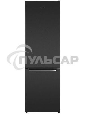 Холодильник Maunfeld MFF176SFSB черный двухкамерный 188/75л морозилка снизу, ручная разморозка