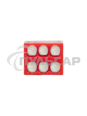 Экспресс-клемма с пастой Rexant СМК 2273-246, 6-проводная 0.5-2.5 мм², прозрачная (100 шт./уп.)