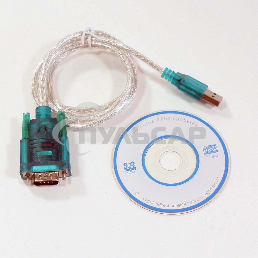 Кабель AM/Com port 9pin 1.2м VCOM адаптер USB -> RS232, DE9P (добавляет в систему новый COM порт), VUS7050