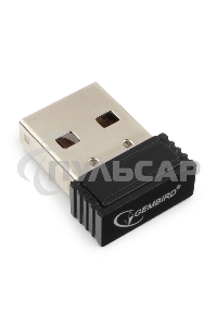 Комплект клавиатура+мышь беспроводные Gembird KBS-8002, 2.4ГГц, черный, 104 клавиши+2 кнопки+колесо кнопка, 1000DPI, батарейки в комплекте