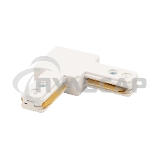 Коннектор для однофазного шинопровода L-образный Rexant белый