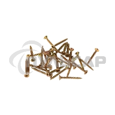 Саморез универсальный 3,5х30, желтый цинк, пакет (1000 шт/уп) KRANZ