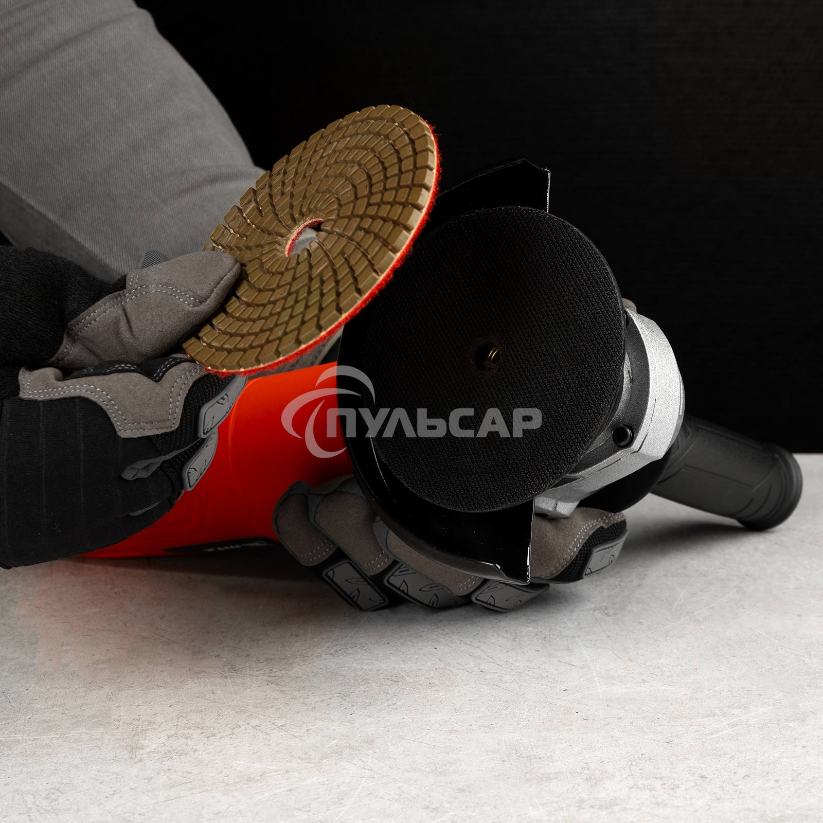 Насадка резиновая Matrix для АГШК с липучкой, 100 мм, посадка M14