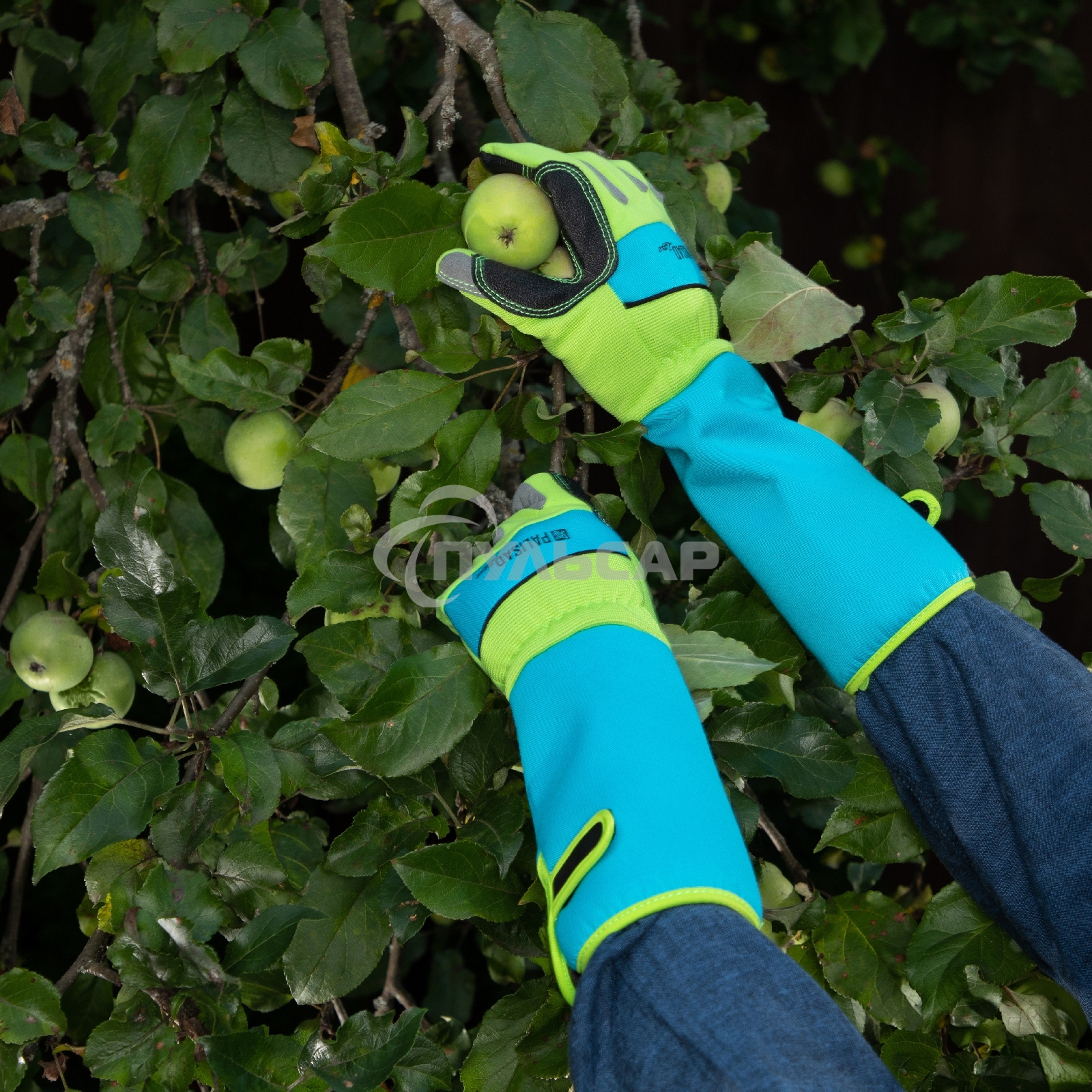 Перчатки садовые с удлиненной манжетой, размер 9, Luxe Palisad