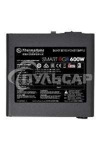 Блок питания Thermaltake Smart RGb (PS-SPR-0600NHSAWE-1), 600Вт, 80 PLUS, 120мм, черный