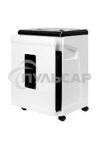 Шредер ГЕЛЕОС УМ26-4, (DIN P-4), фрагмент 3,9х35мм, 14-17 лист (70г/м2), CD/пл.карты/скрепки/скобы, 26 литров