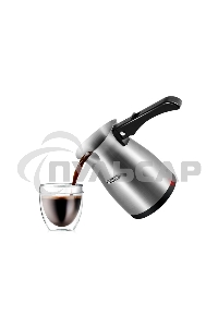 Электрическая турка Centek CT-1099 SS серебристый, исп. кофе - молотый, 0.5 л, 480 Вт