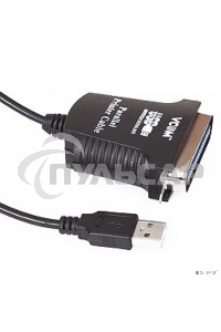 Кабель AM/LPT 1.8м VCOM Кабель-адаптер USB -> LPT (прямое подключение к LPT порту принтера), VUS7052