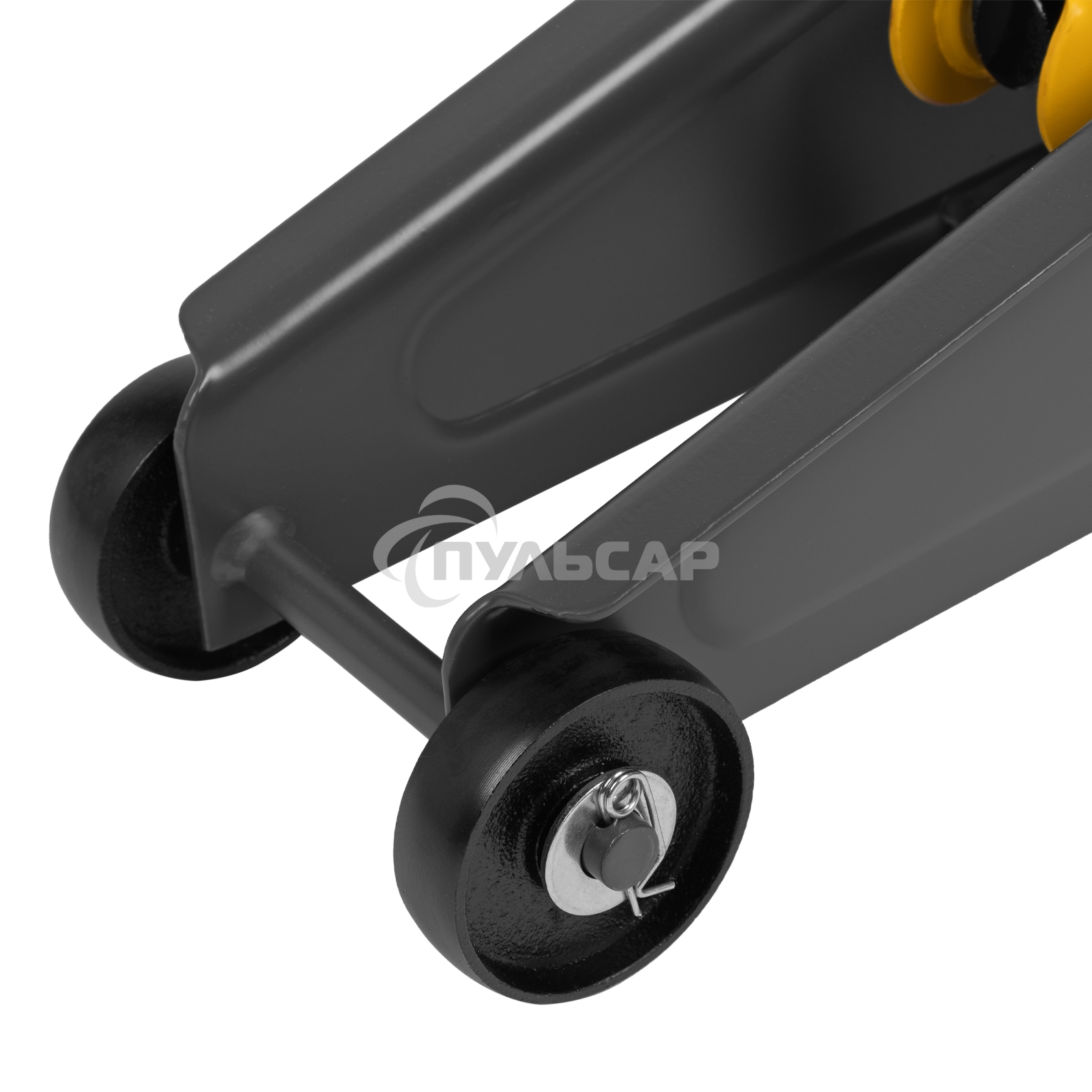 Домкрат гидравлический подкатной Denzel, 2 т, 135-385 мм 51230