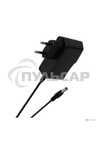 Источник питания 110-220 V AC/12 V DC 1 А 12 W с DC разъемом подключения 5.5х2.1, без влагозащиты (IP23)