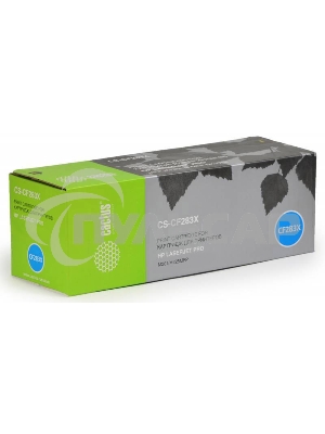 Картридж лазерный Cactus CF283X (CS-CF283X) черный (2200 стр.) для принтеров HP LaserJet Pro M225dn/ M201/ M202