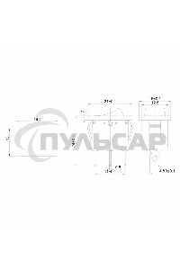 Выключатель клавишный 250V 6А (3с) ON-OFF зеленый с подсветкой Mini Rexant